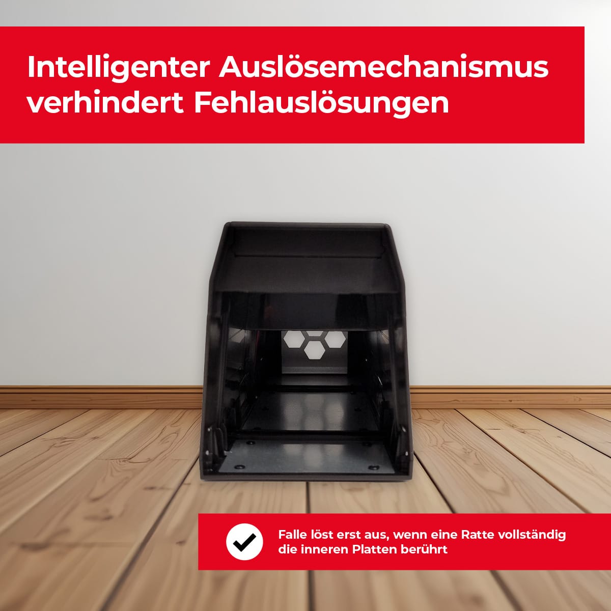 Öffnung Elektronische Rattenfalle