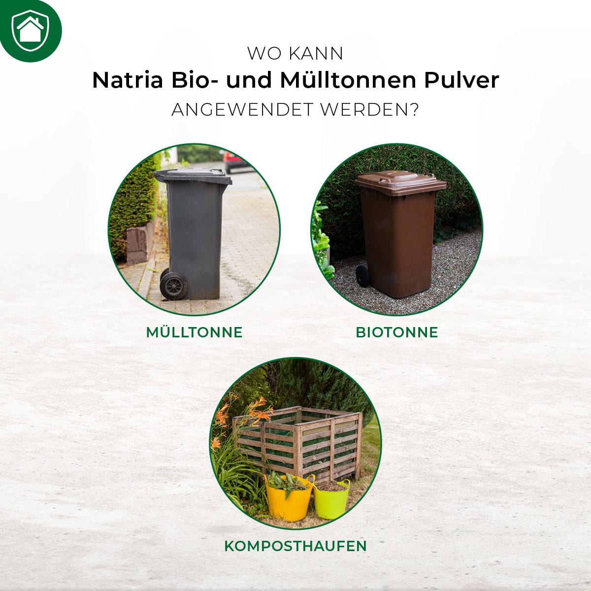 Wo kann das Bio- und Mülltonnenpulver angewendet werden