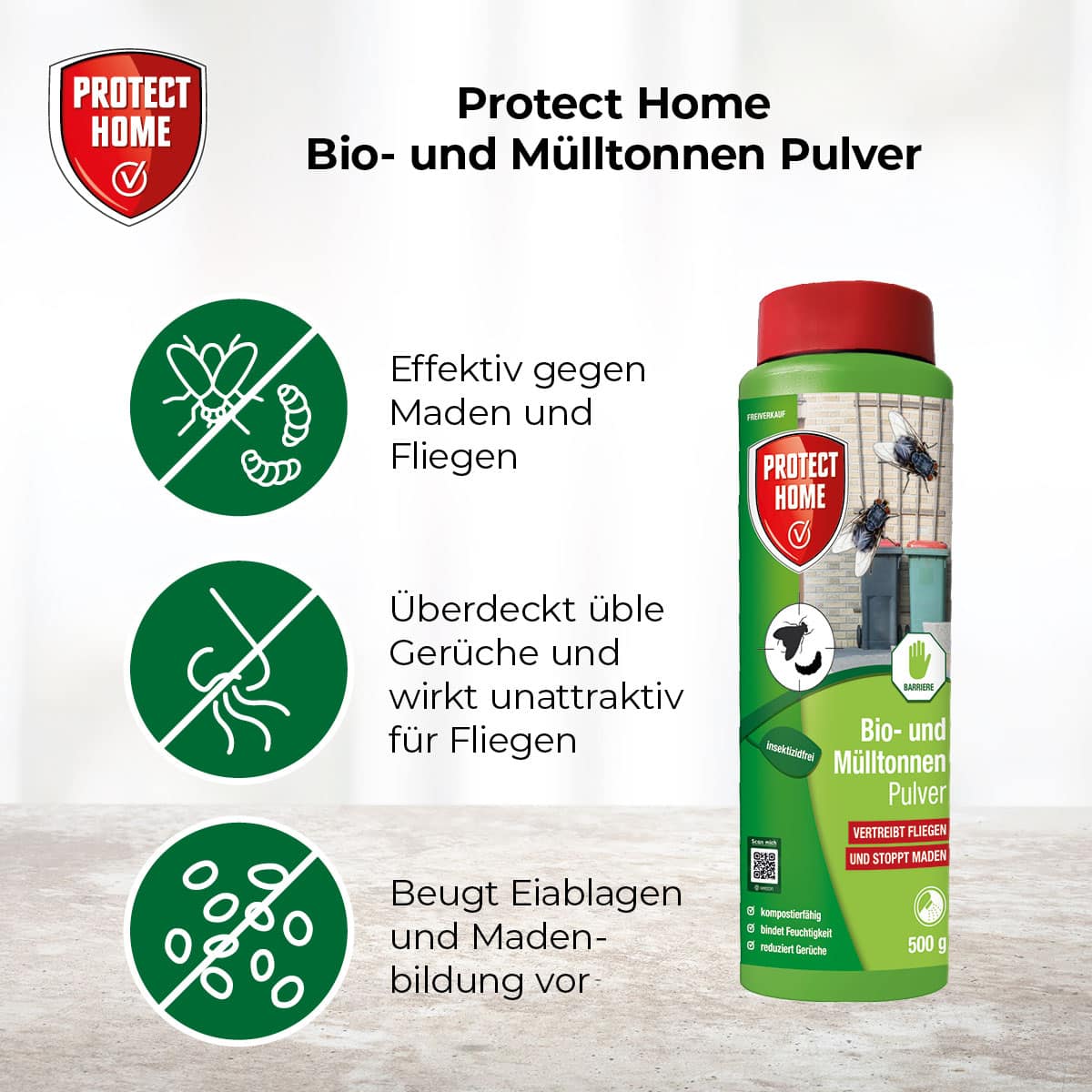 Bio- und Mülltonnenpulver