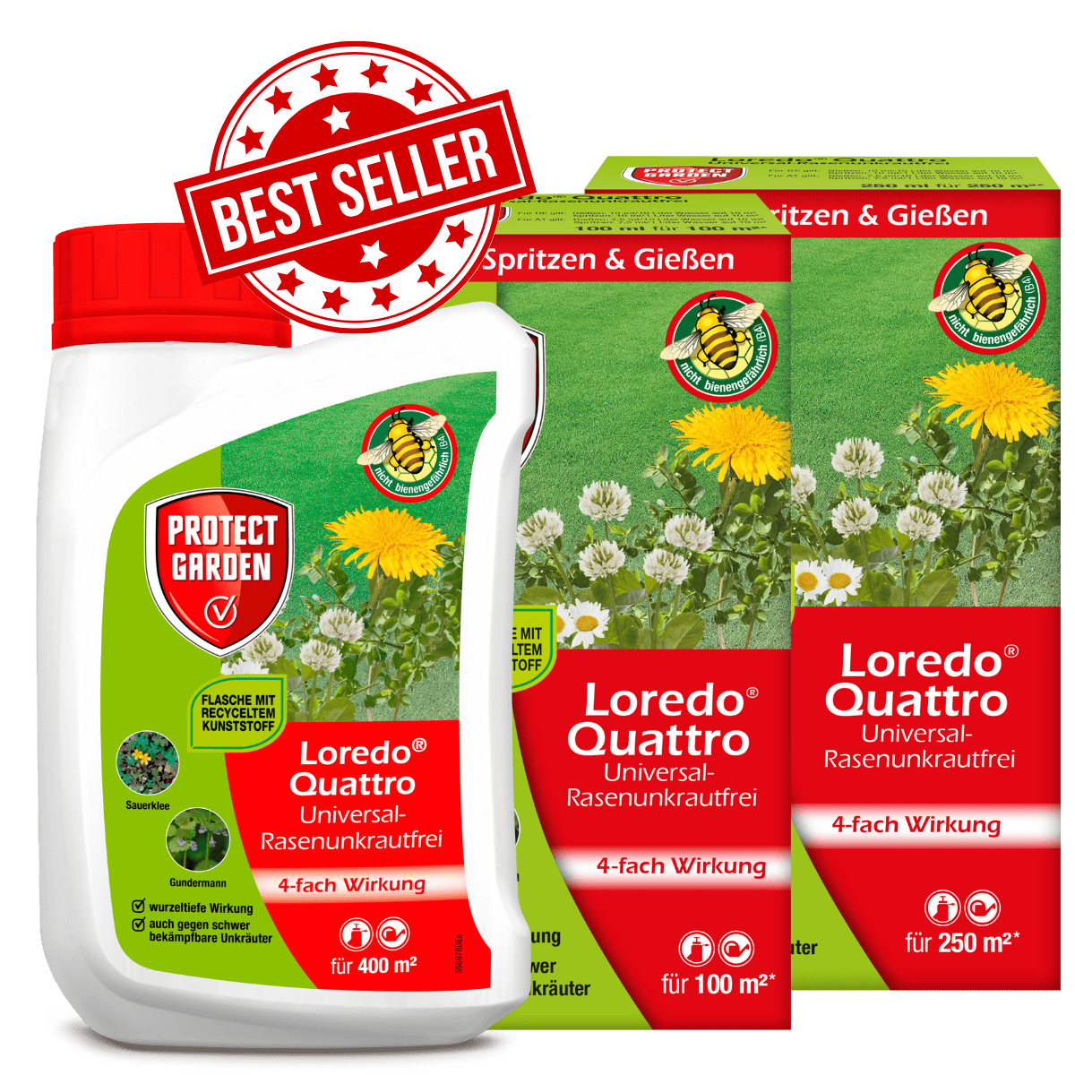 Best Seller Loredo-Quattro-Universal-Rasenunkrautfrei