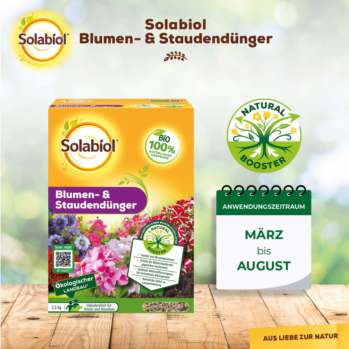 Solabiol Blumen- und Staudendünger - wann anwendbar
