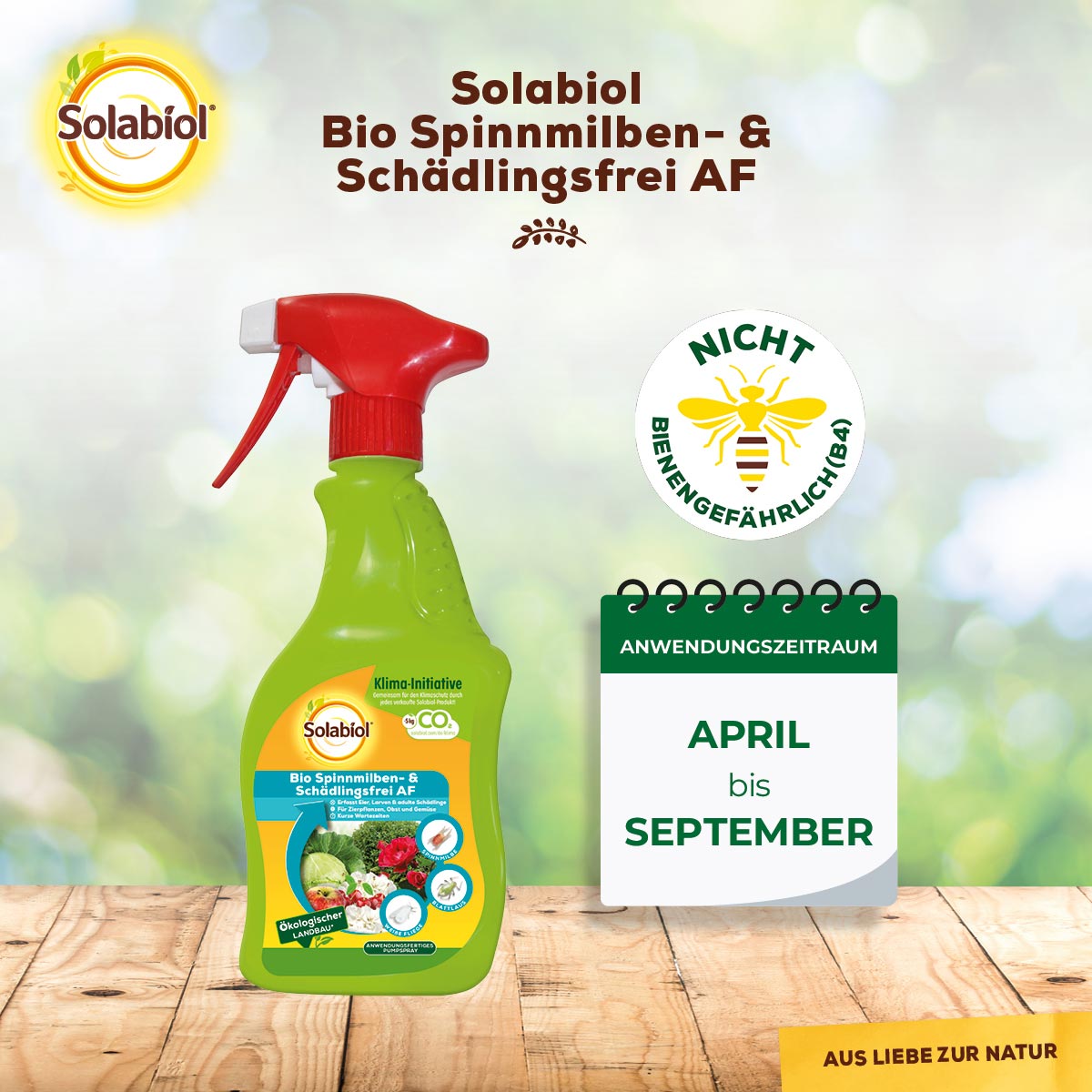Solabiol Bio Spinnmilben- & Schädlingsfrei AF wann anwendbar