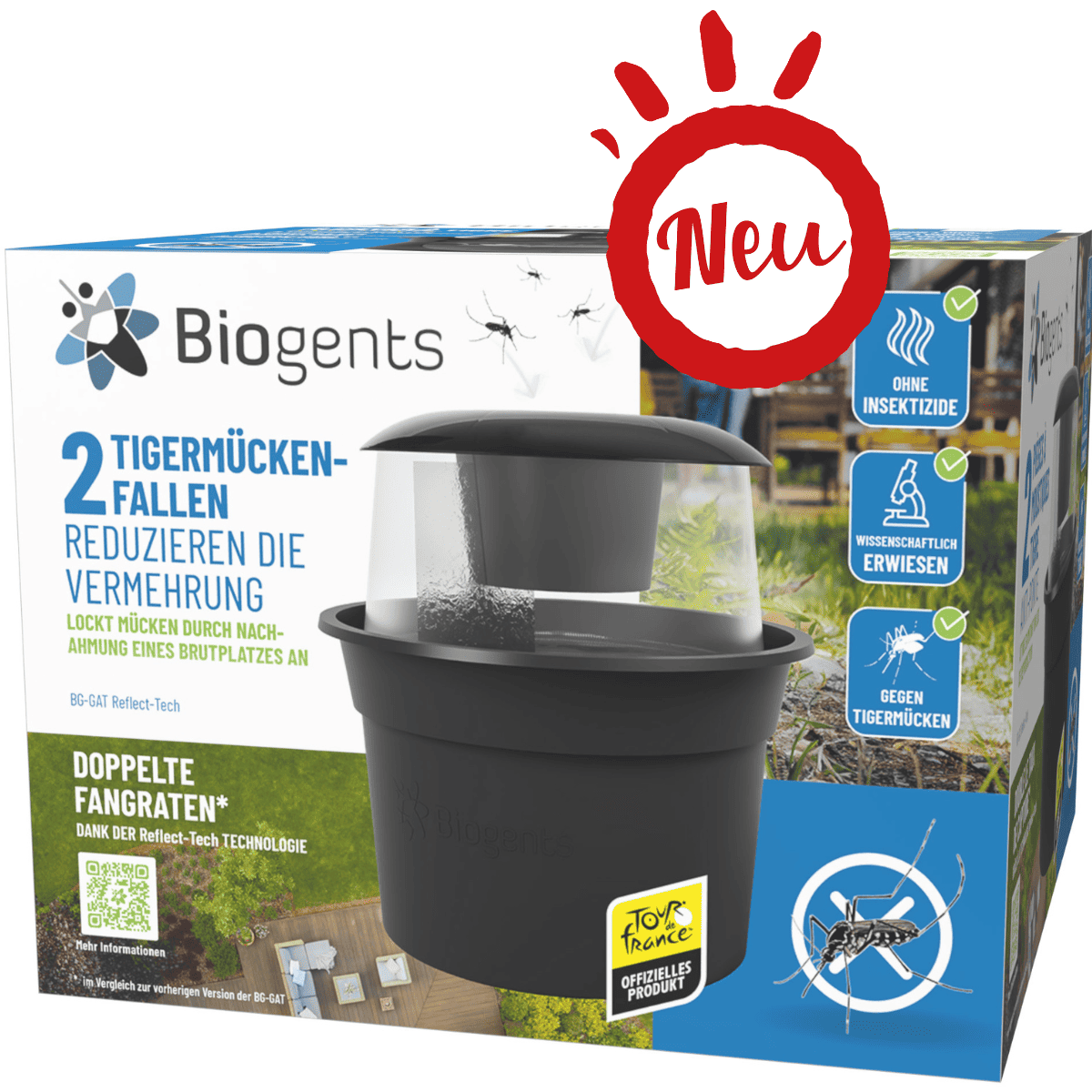 Neu Produkt Biogents-BG-Gat-Reflect-Tech