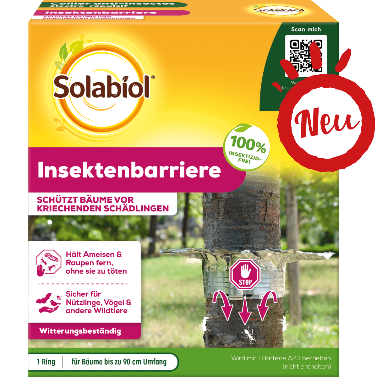 Neu Produkt Solabiol-Insektenbarriere