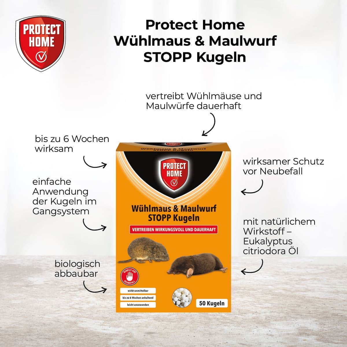 Wühlmaus Stopp Kugeln