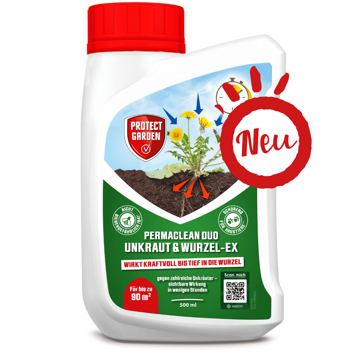 Permaclean-Duo-Unkraut Wurzel Ex