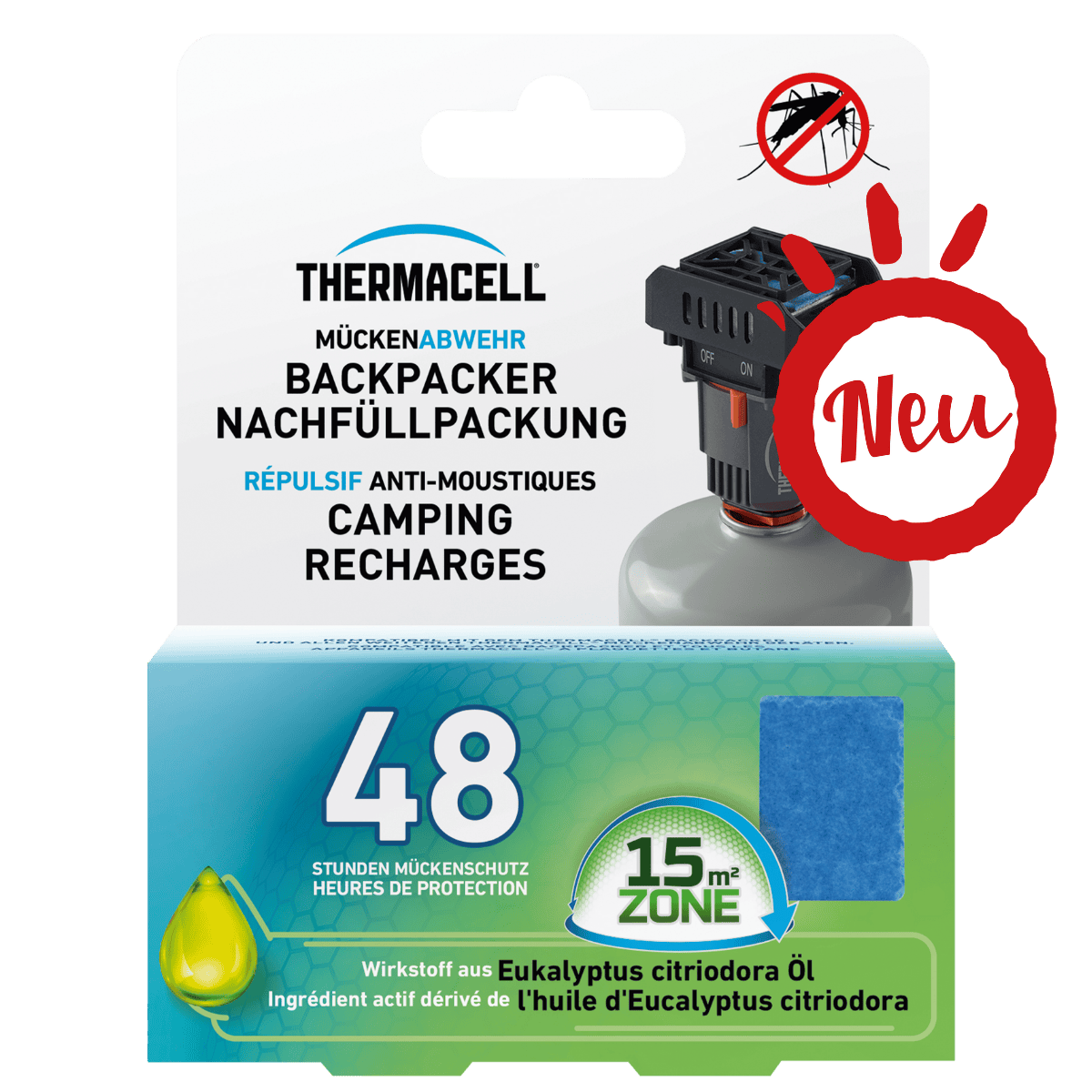 Thermacell Mückenabwehr Backpacker Nachfüllpackung