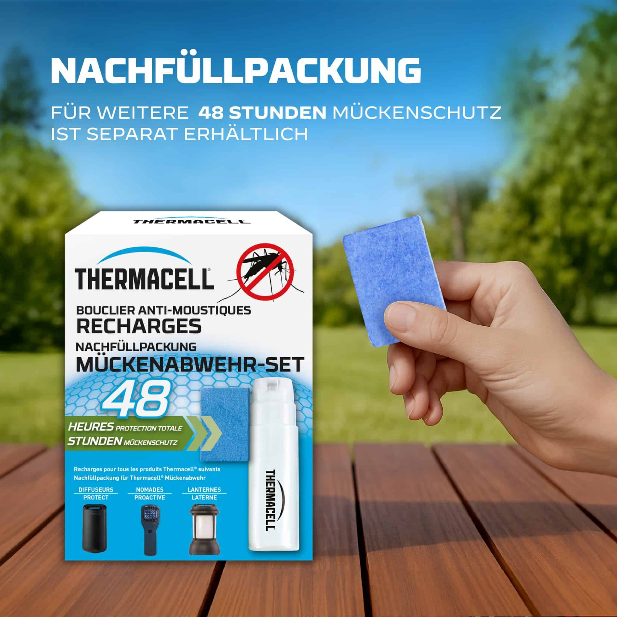 Thermacell Mueckenabwehr Nachfuellpackung 20m2 48 Stunden