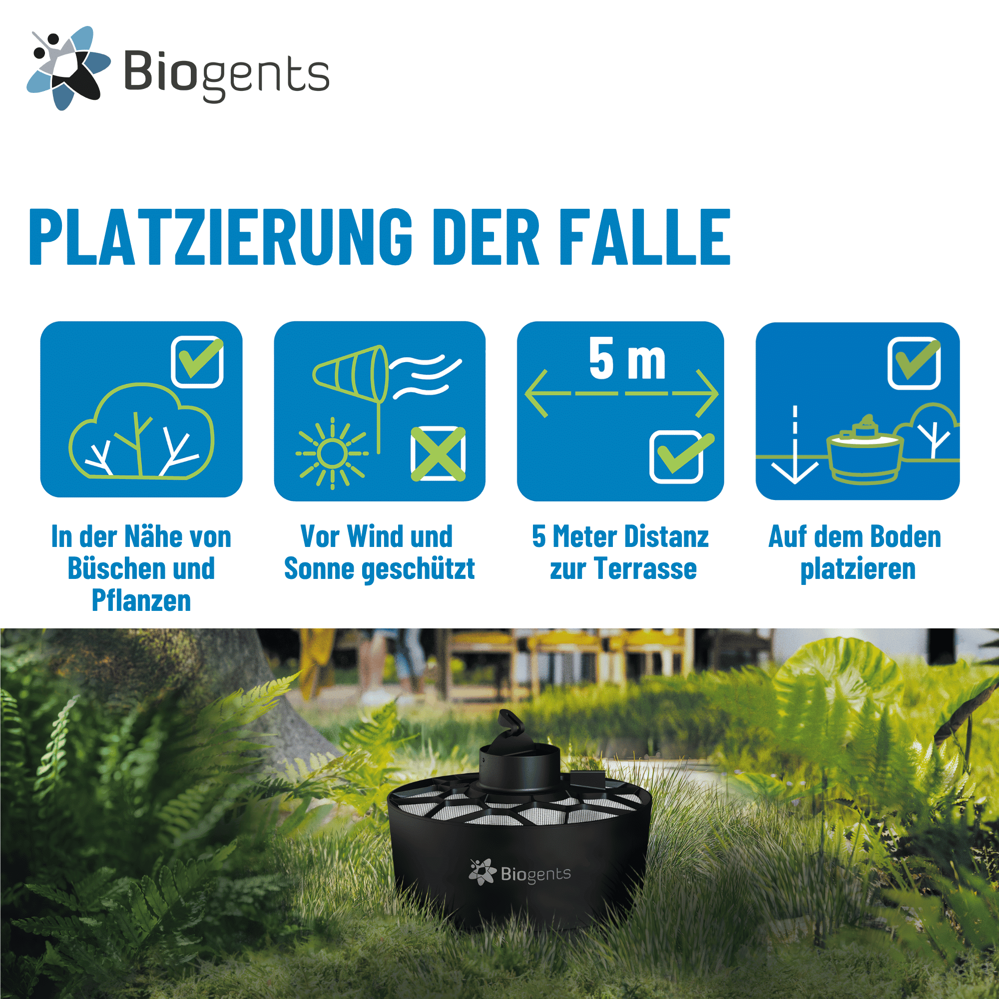 Biogents AERO TRAP Mückenfalle