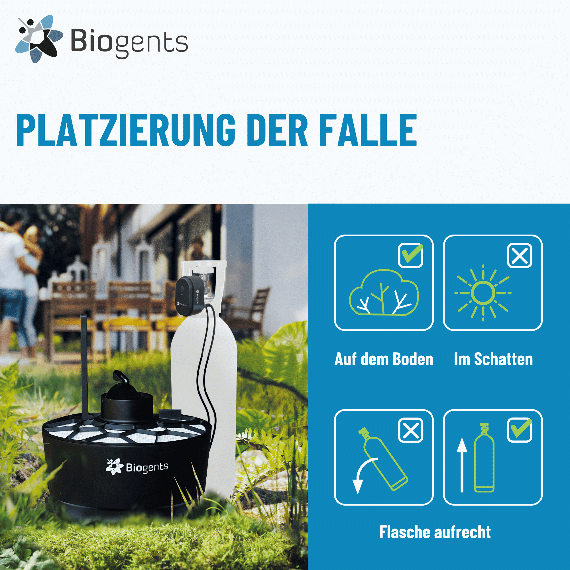 Biogents AERO TRAP PLUS Mückenfalle