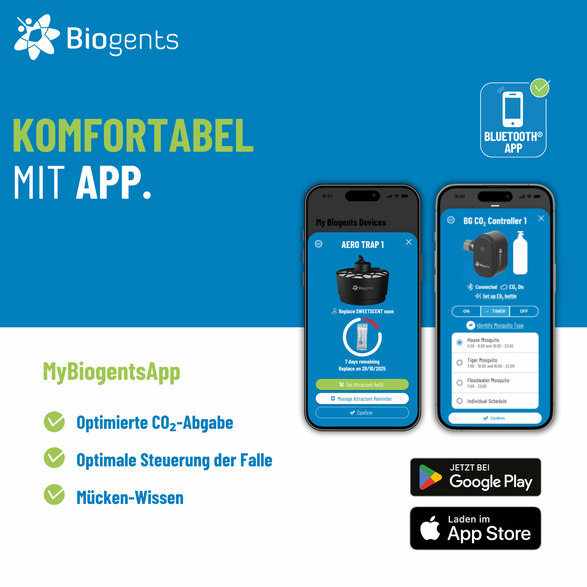 Biogents AERO TRAP PLUS Mückenfalle