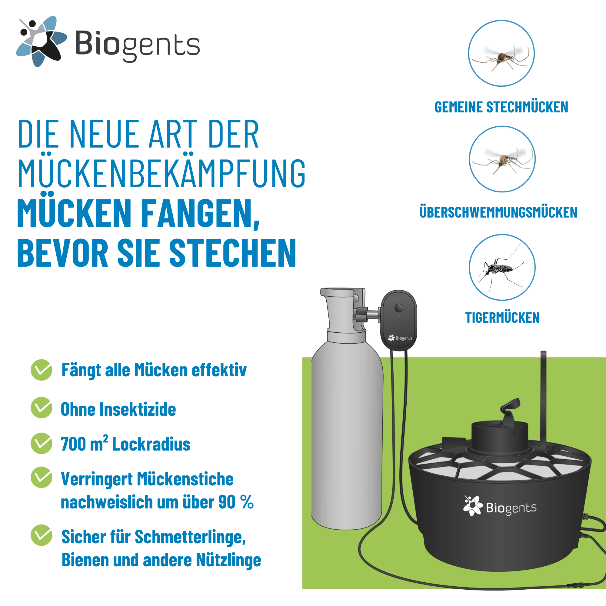 Biogents AERO TRAP PLUS Mückenfalle