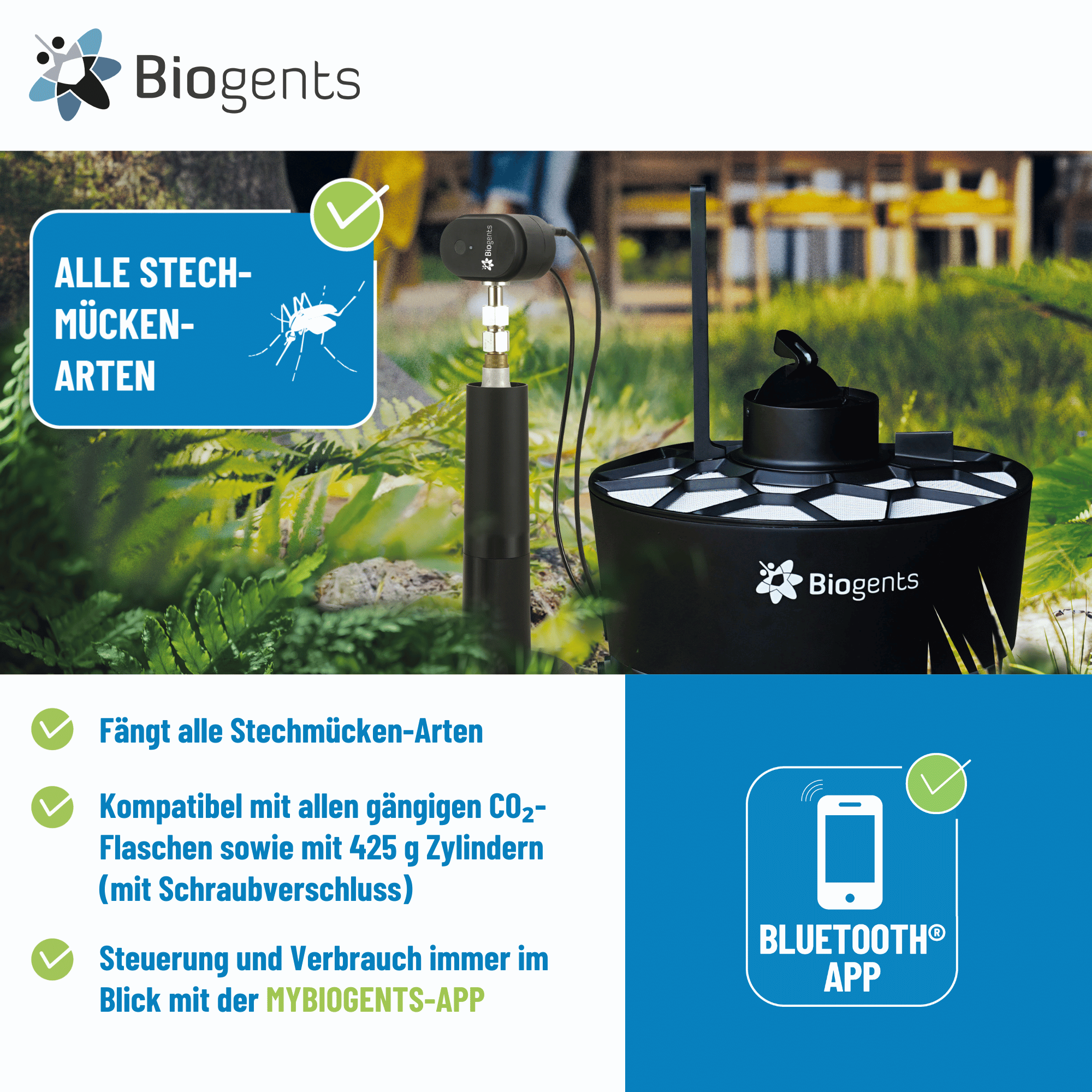 Biogents AERO TRAP PLUS Mückenfalle